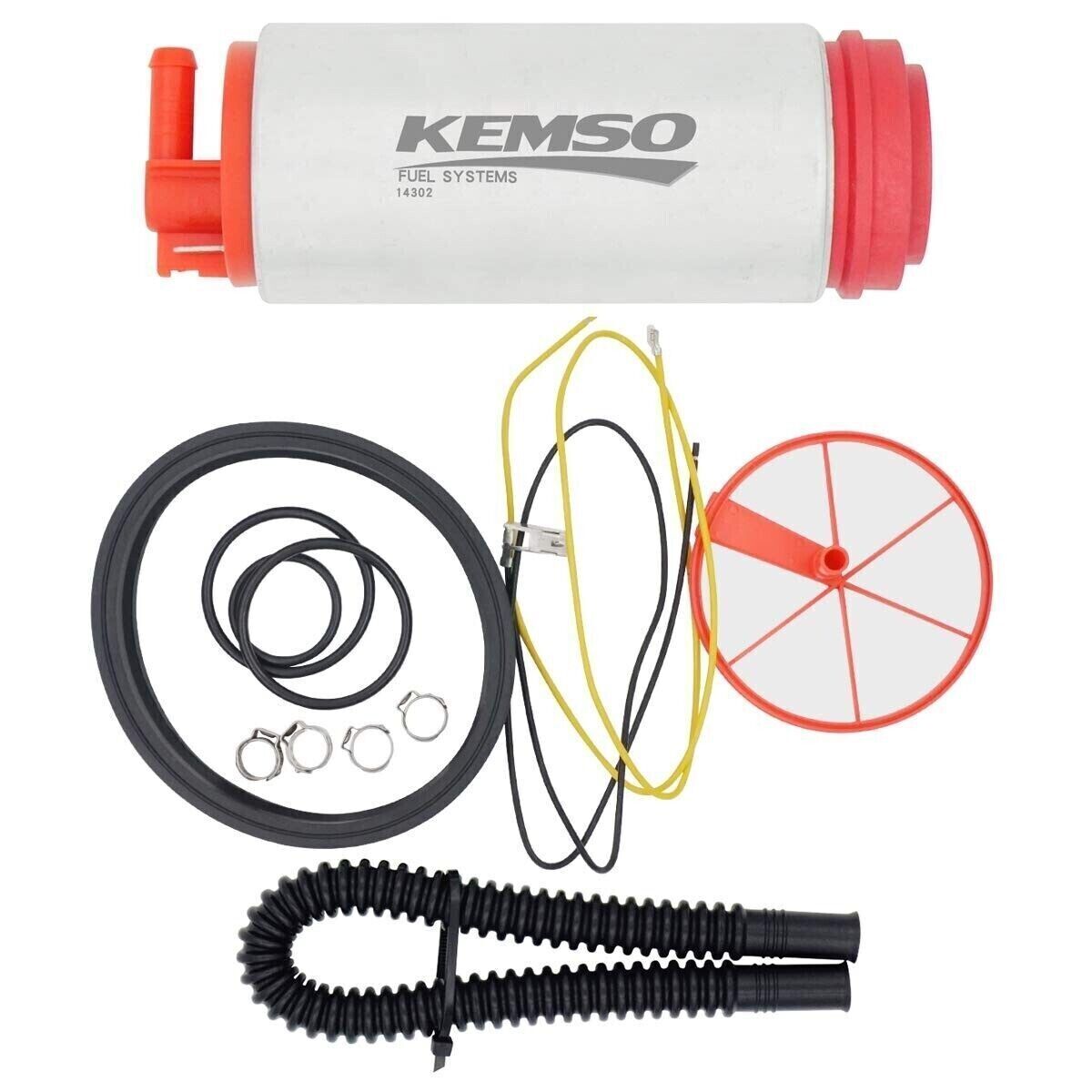 In-Tank Electrical Fuel Pump 340L/H 14302 For Skoda Audi VW Jetta Golf Turbo