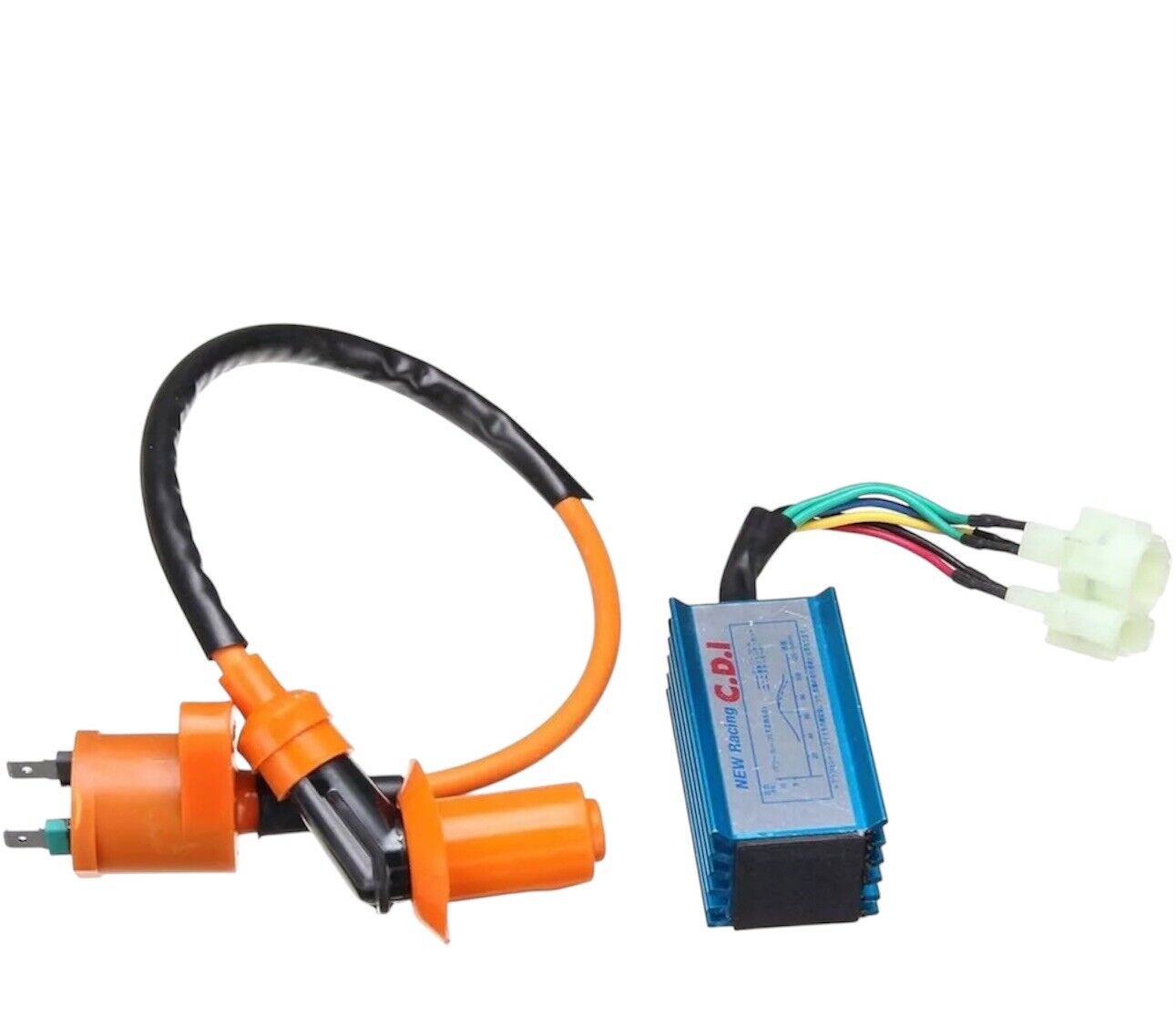 Ignition Coil 6 Pin CDI Box Kit For Pit Bike AVT Scooter GY6 Go Kart 50-150CC