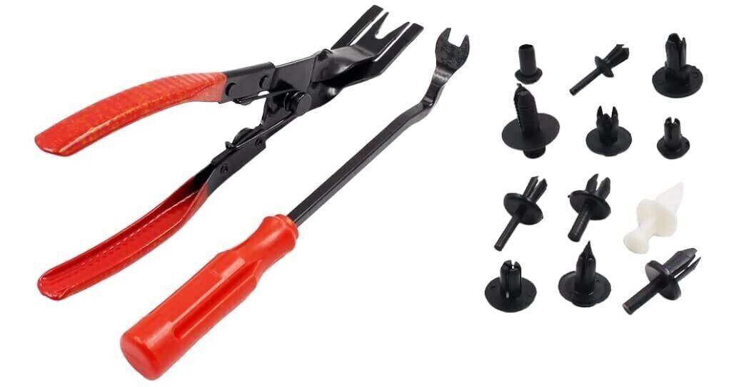Car Trim Removal Tools Kit, Clip Pliers Set & Fastener Remover-Repair kits for A