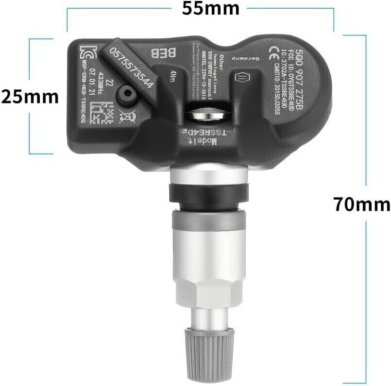 Tyre Pressure Monitor Sensor TPMS For Audi Skoda VW Porsche Bentley 5Q0907275B