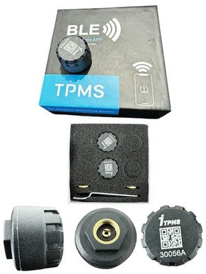 Universal Bluetooth TPMS Tyre Pressure Motorcycle Car 4 Sensors iOS Android